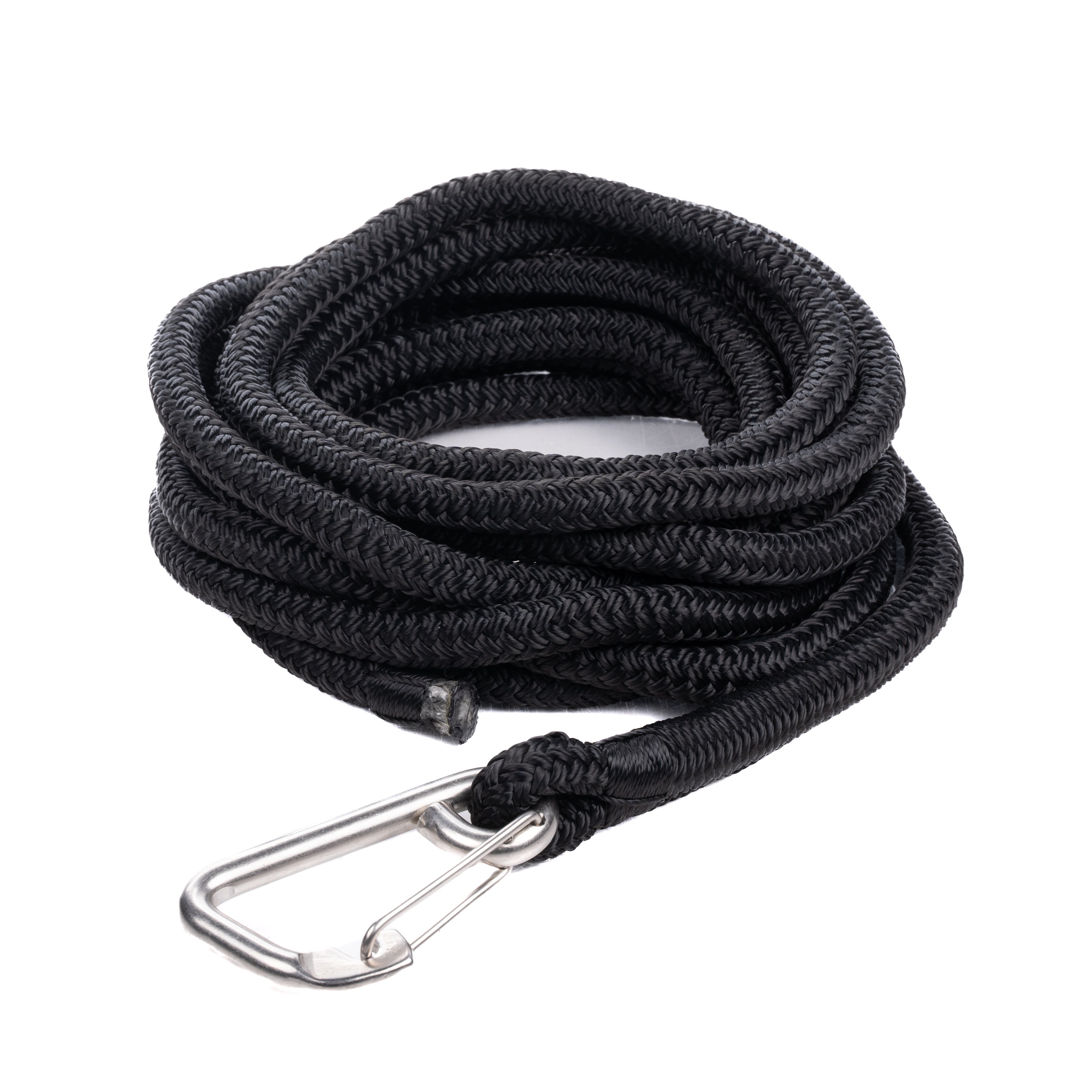 Qvarken Mooring Rope Dockline with hook 14mm 12m black