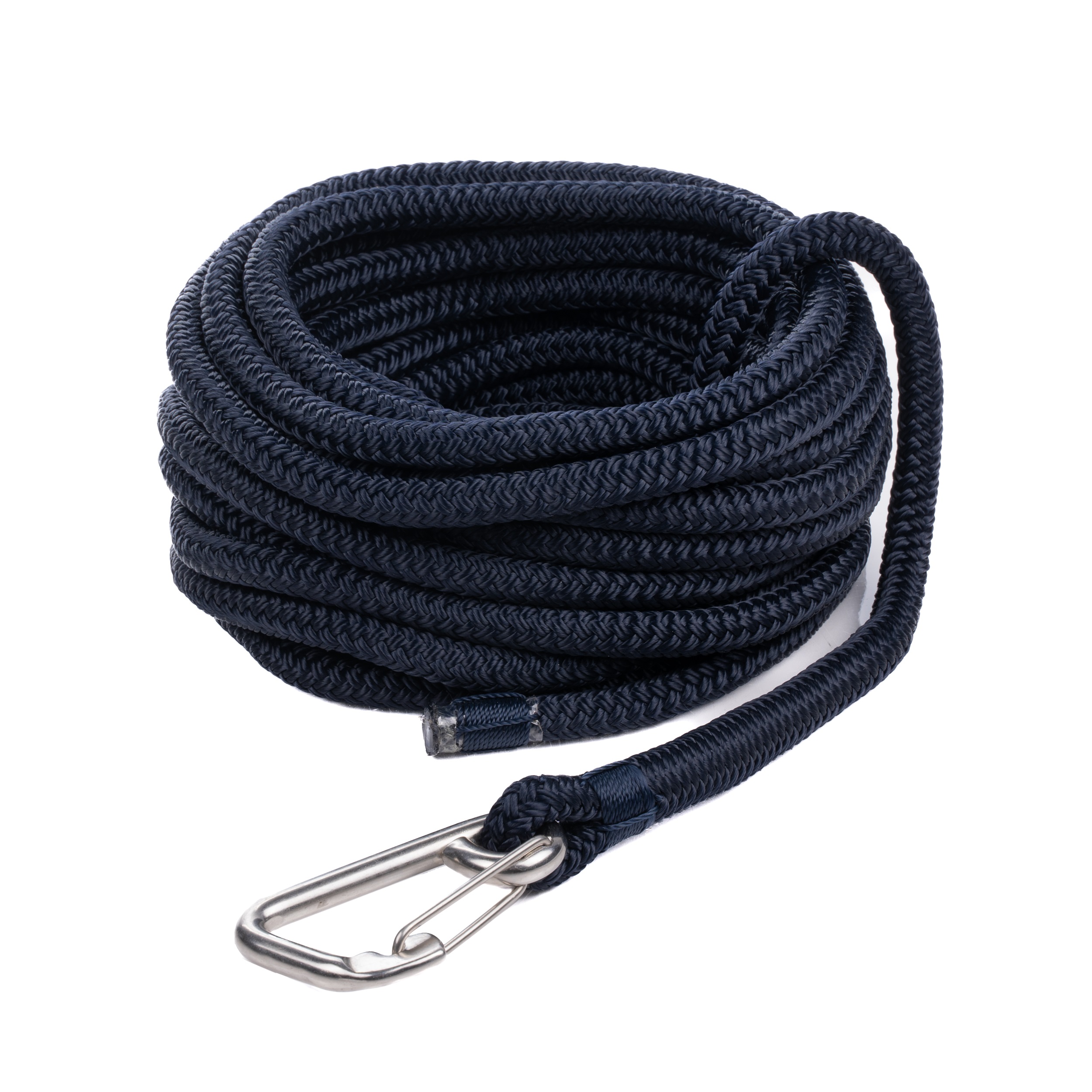 Qvarken Mooring Rope Dockline with hook 12mm 12m navy