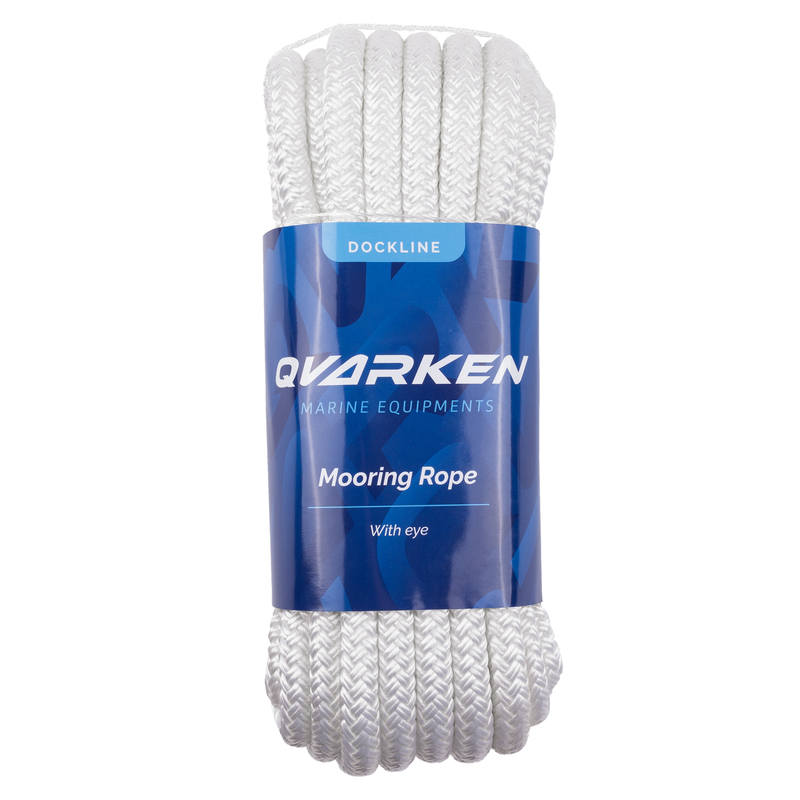 Qvarken Mooring Rope Dockline with eye 10mm 6m white