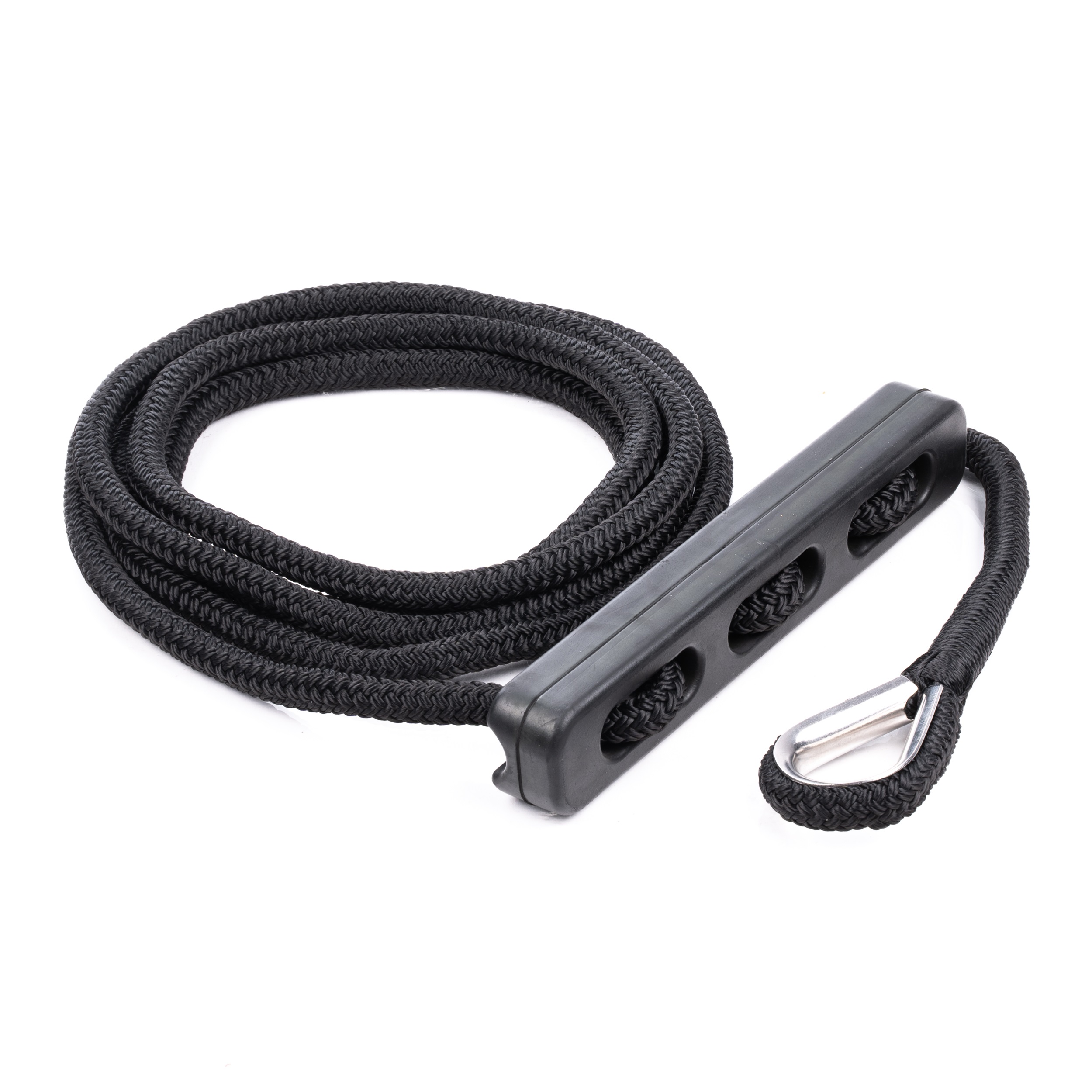 Qvarken Mooring Rope Dockline with compensator 16mm 4m black