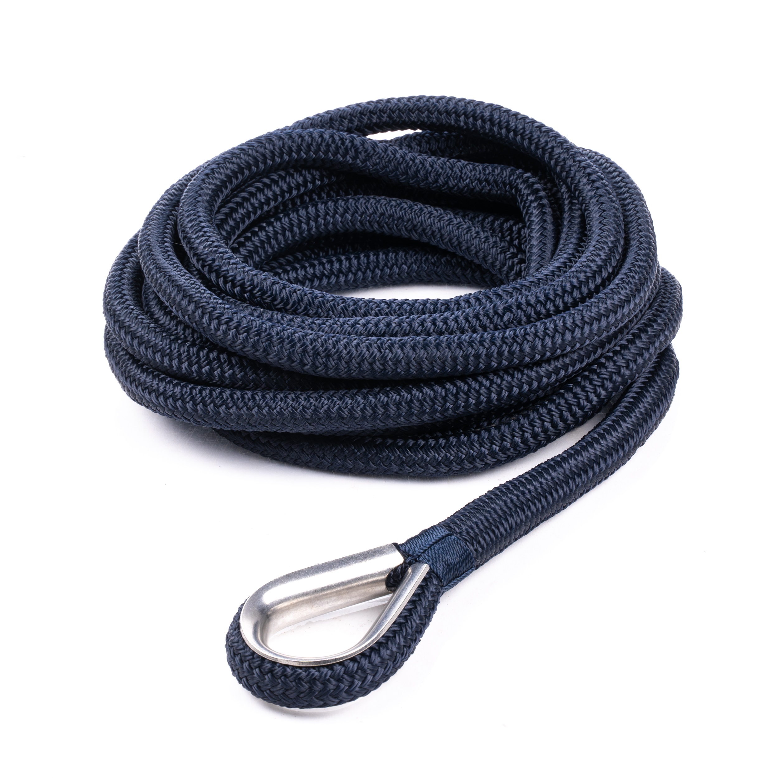 Qvarken Mooring Rope Dockline with thimble 18mm 6m navy