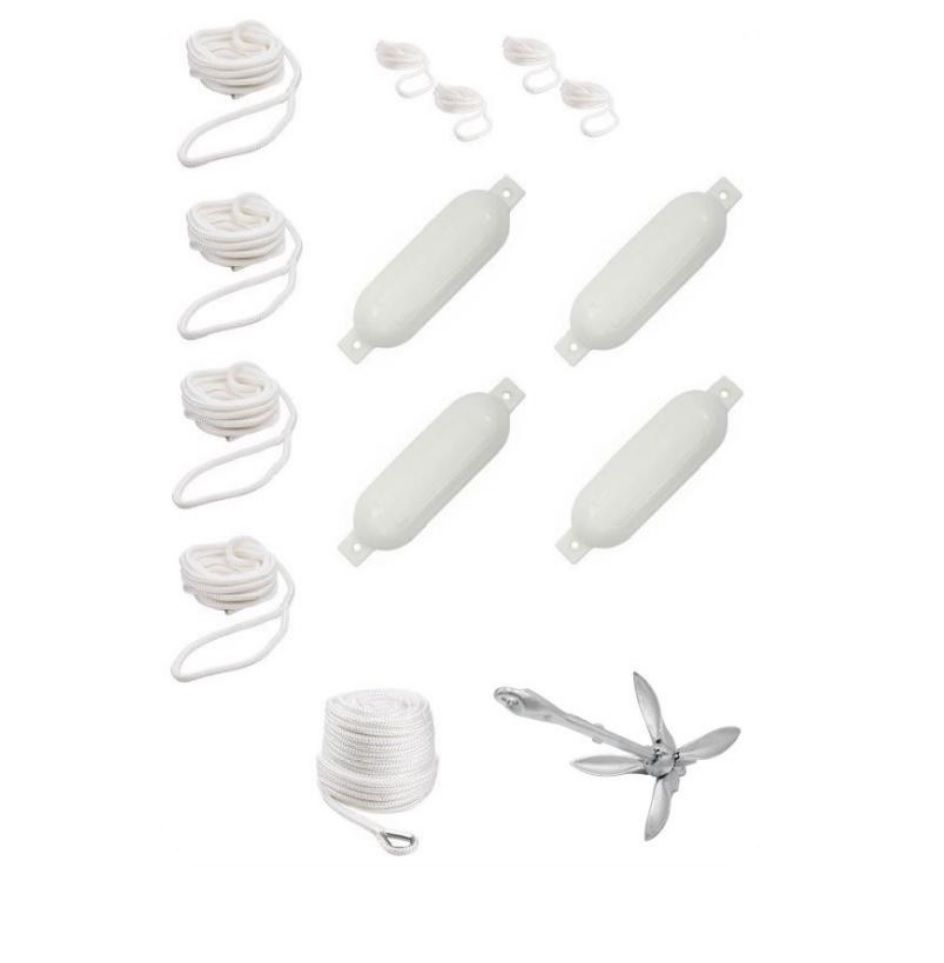 Qvarken Mooring kit Medium 12mm white