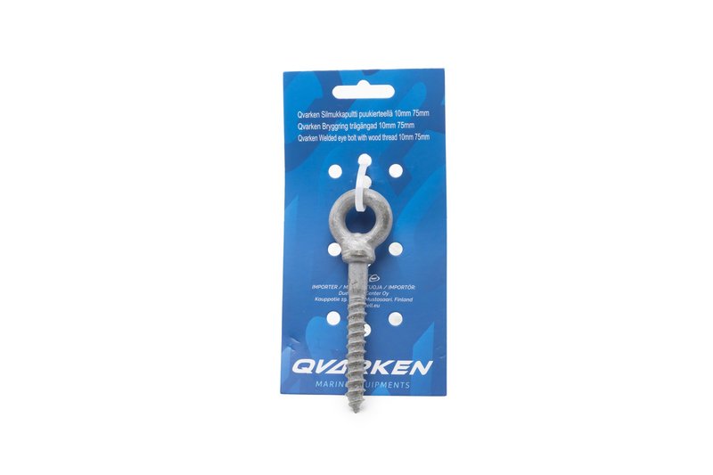 Welded Eye Bolt with wood thread 8x60mm