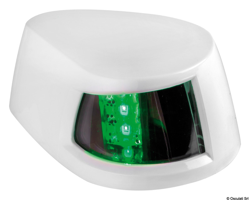 Navigation light DX 112.5° green light, horizontal