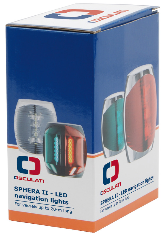 Sphera II navigation light bicolor black body