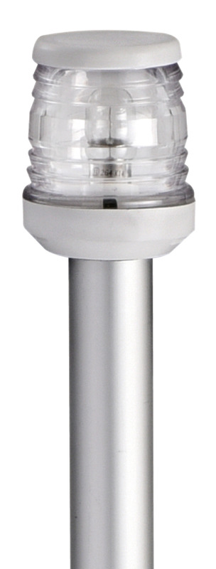 Classic aluminium pole 100 cm 360° white light