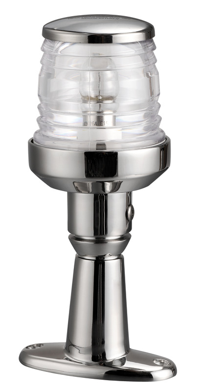 Classic 360° SS mast head light w/base
