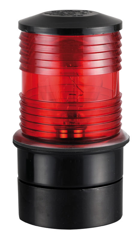 Classic 360° mast head red/black light