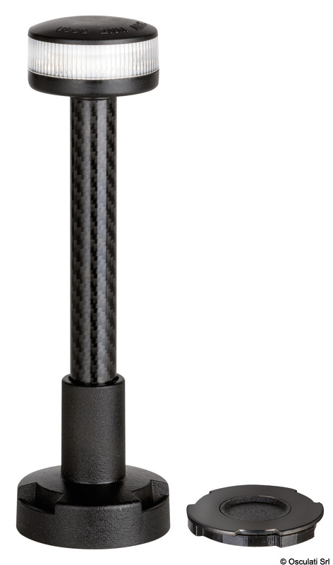 360° wireless white light rod, plastic base 100 cm