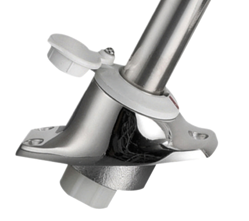 Pull-out sloped SS 360° led pole