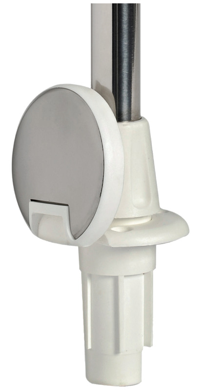 Pull-out led lightpole w/SS base 100 cm