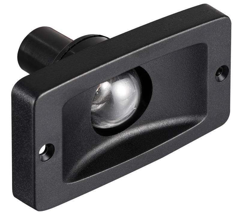 Built-in black stern light made of ABS