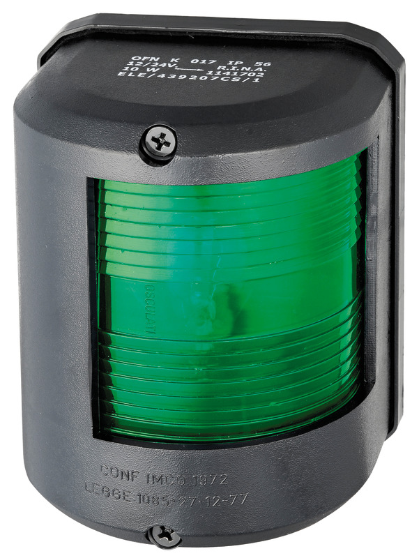 Utility 78 black 12 V/green right navigation light