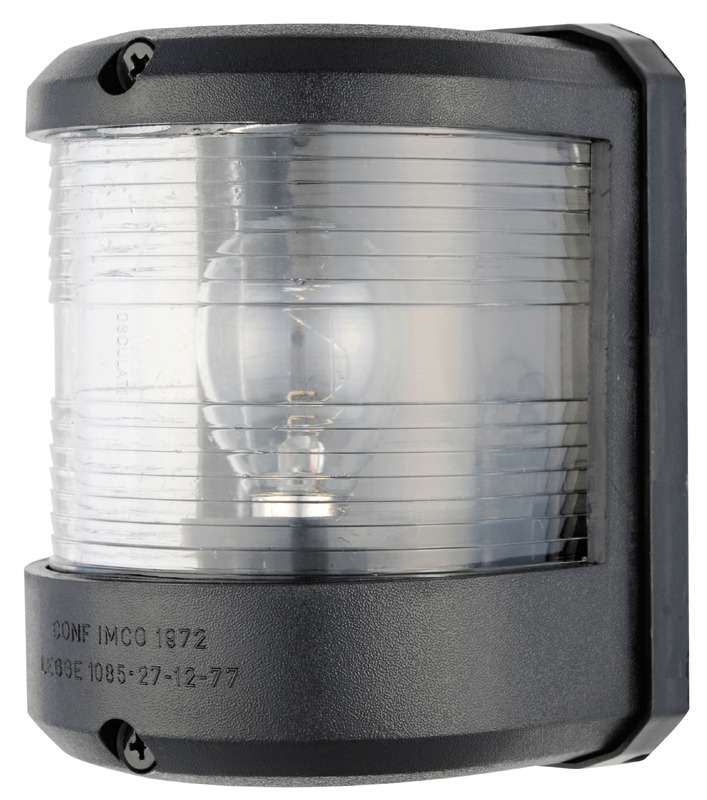 Utility 78 black 12 V/masthead white navig. light