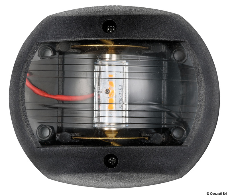 Classic 20 LED navigation light black stern