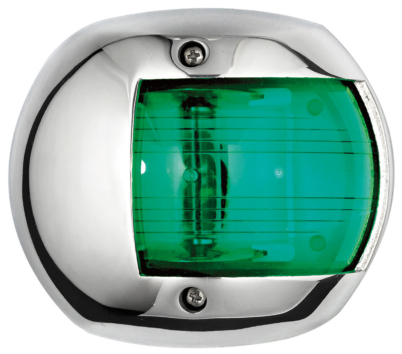 Classic 20 LED navigation light - 112.5° right SS cover