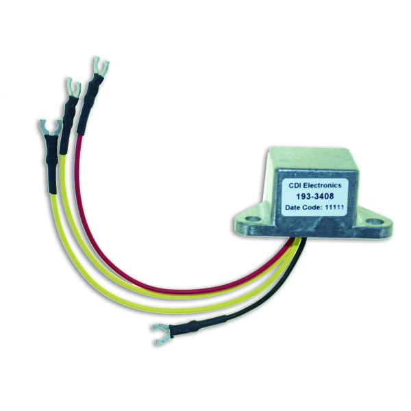 Cdi Elec. Johnson Evinrude Rectifier/Regulator 3-Wire