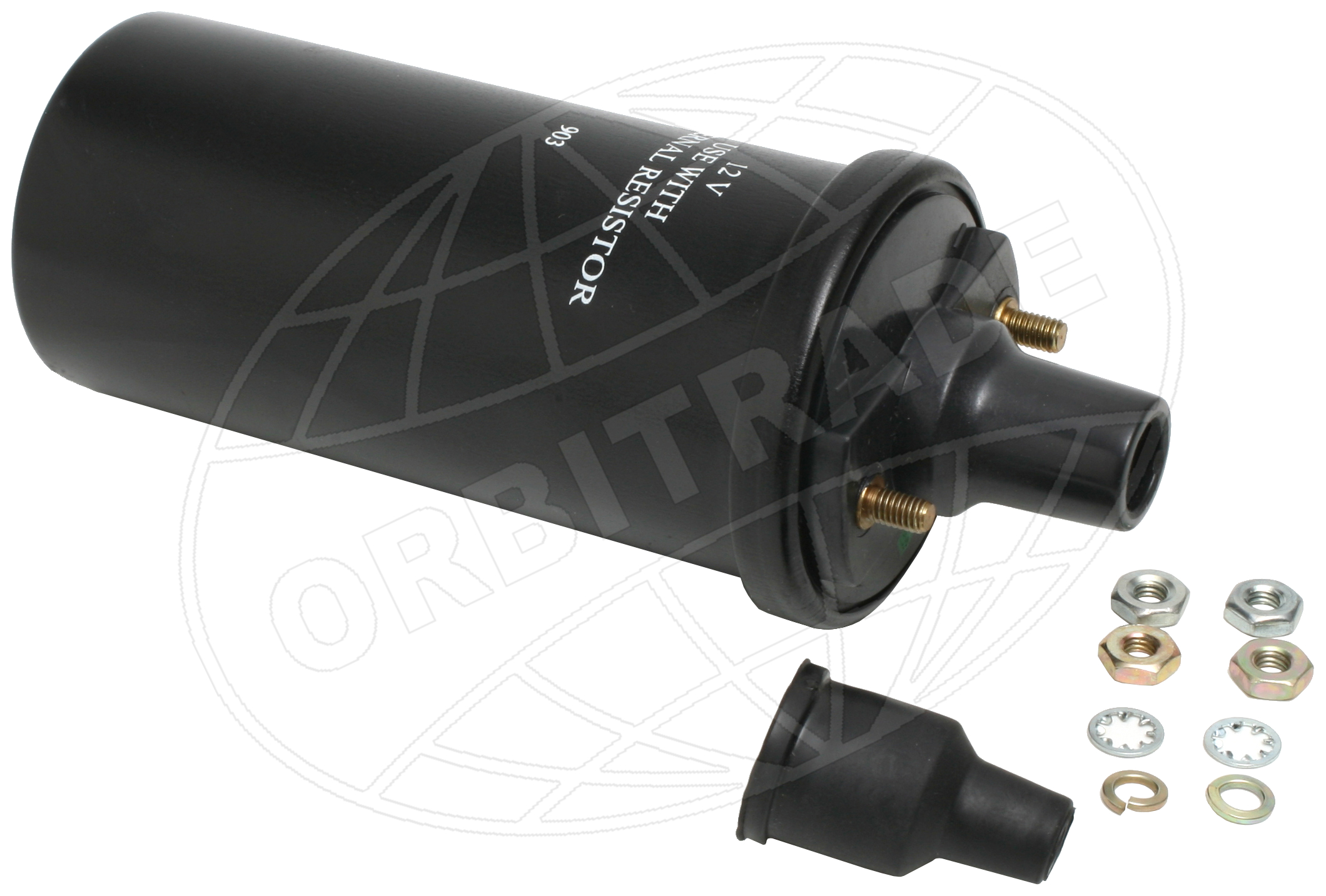 Orbitrade ignition coil