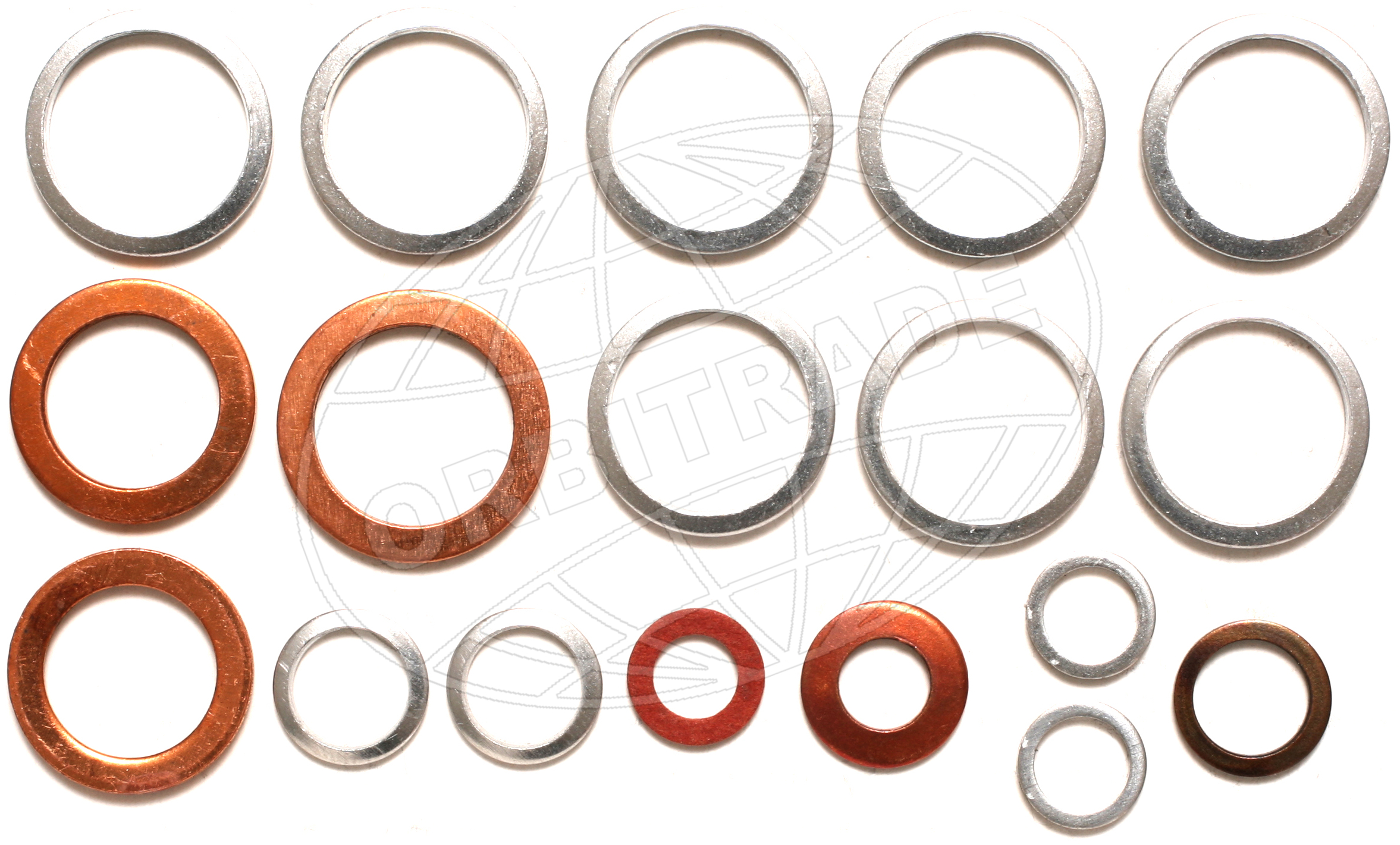 Orbitrade sealing washer kit Volvo Penta MD5A MD5B