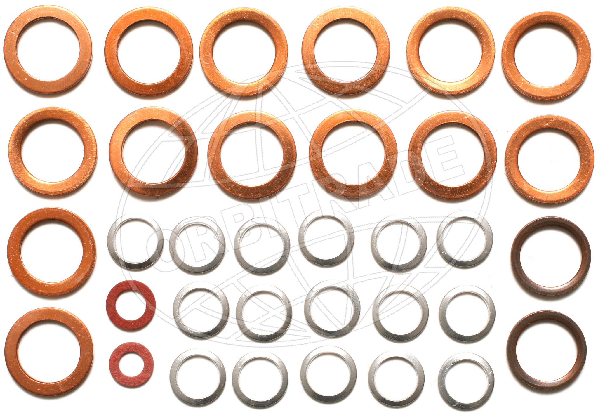 Orbitrade sealing washer kit Volvo Penta D41
