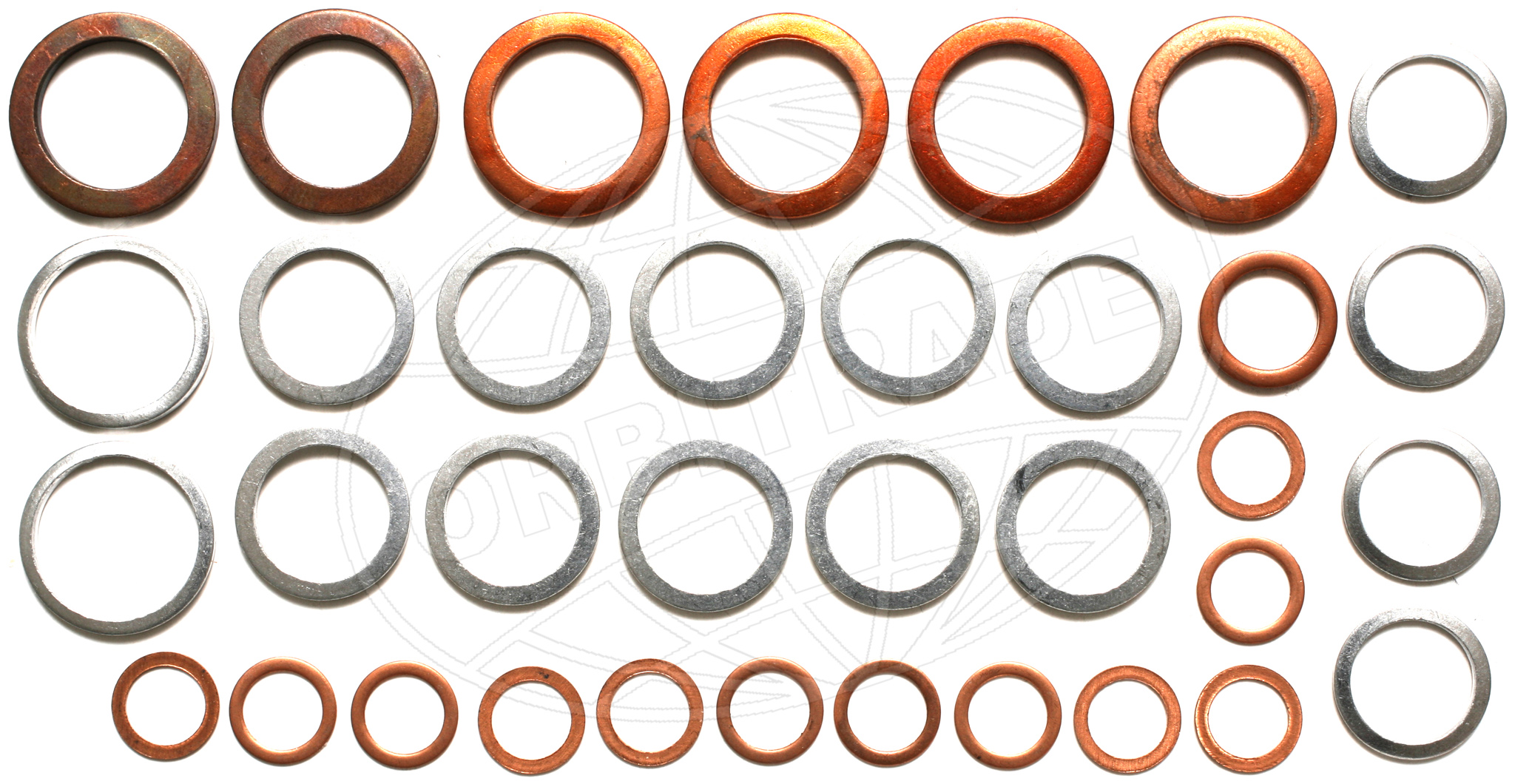 Orbitrade sealing washer kit Volvo Penta D29 D32
