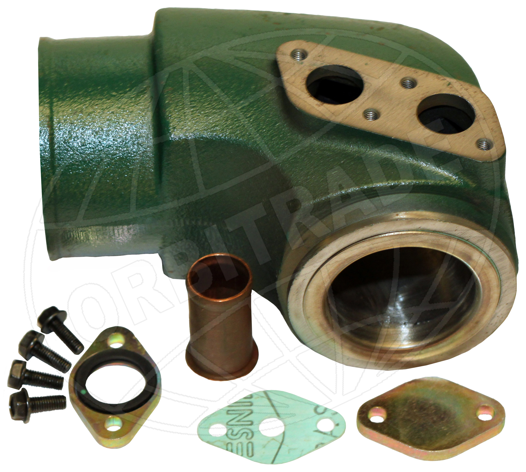 Orbitrade exhaust bend