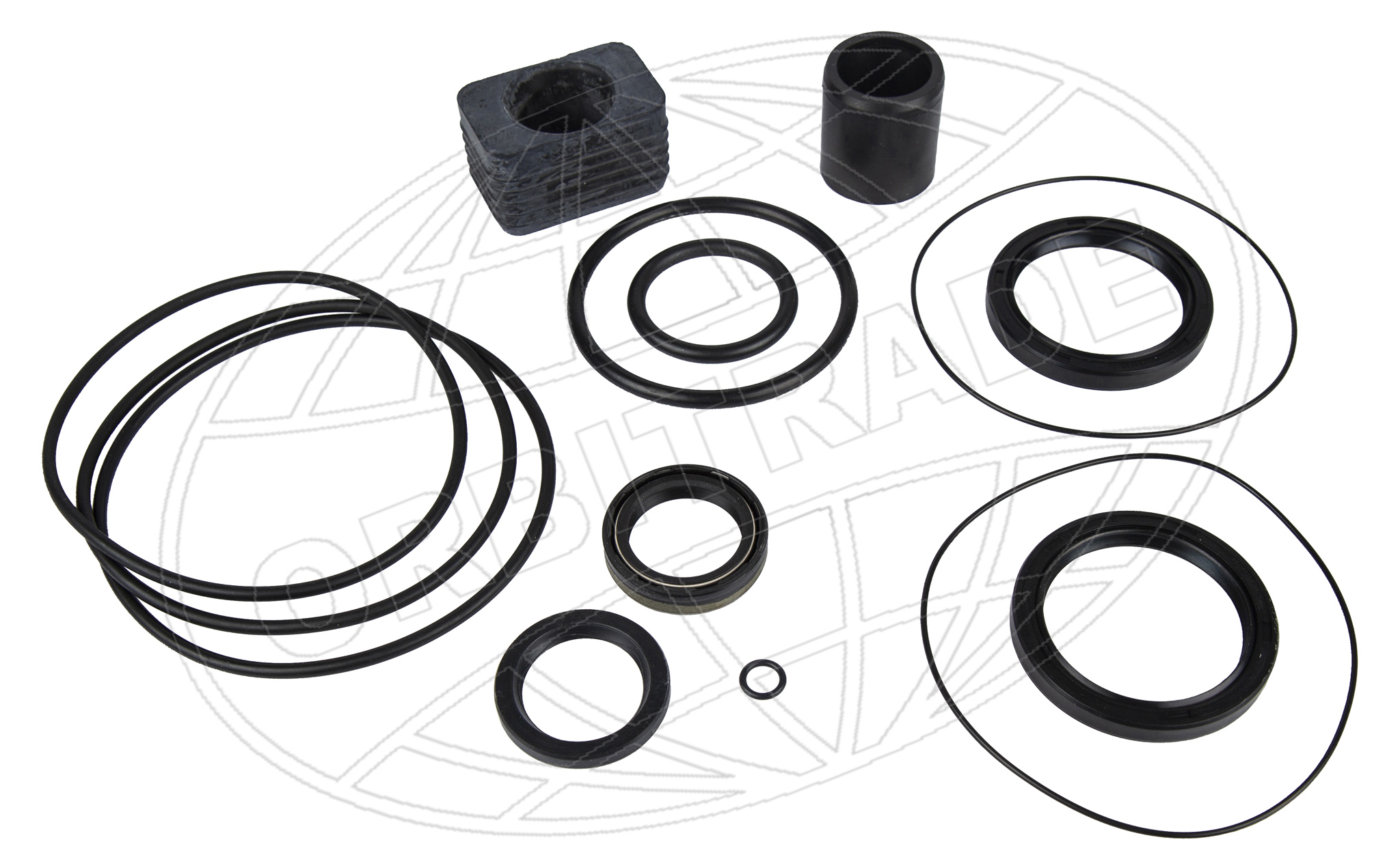 Orbitrade gasket set lower unit DP