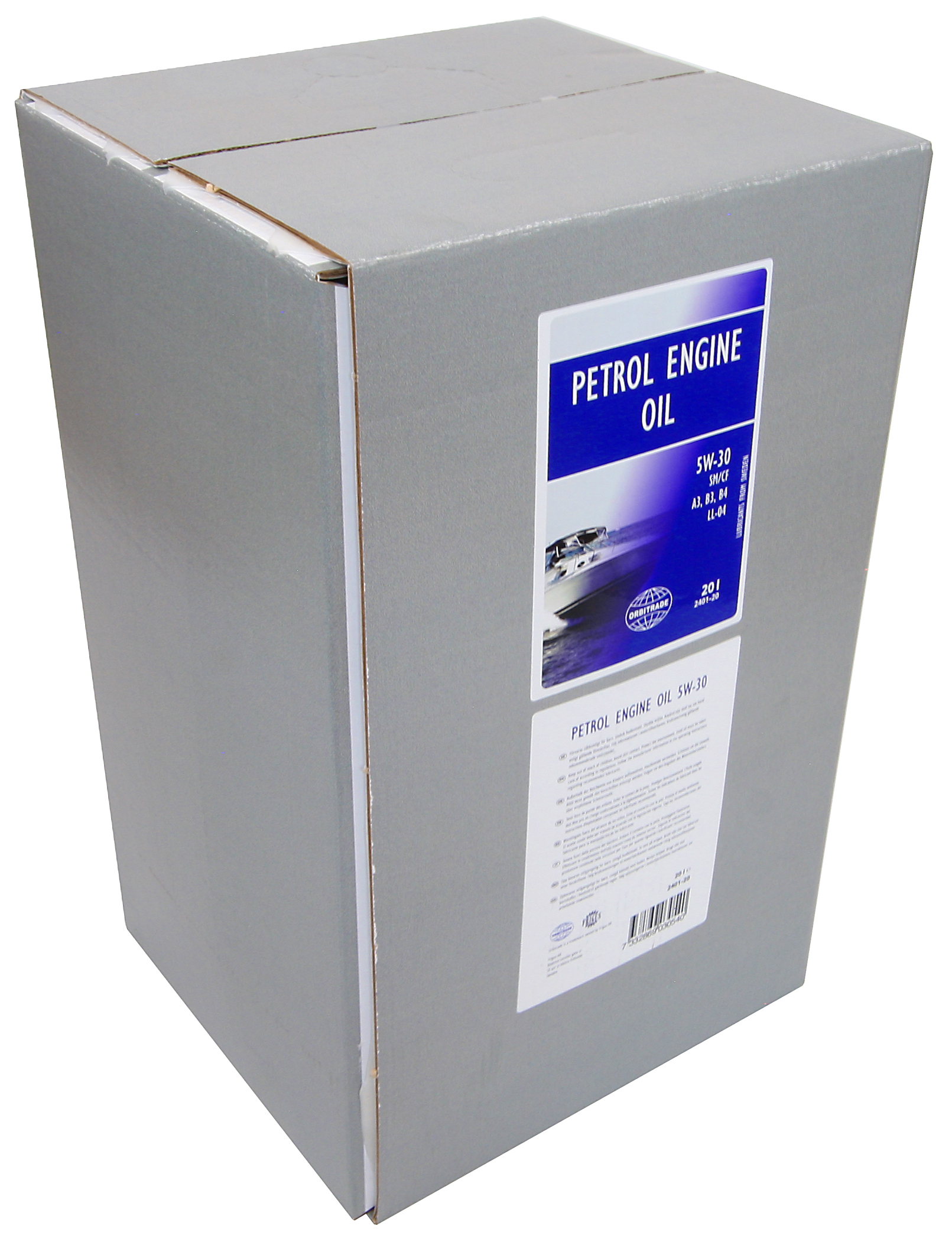 Orbitrade Engine oil 5w-30.20L Bag in box