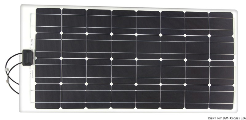 ENECOM flexible solar panel 100Wp 1231x536 mm
