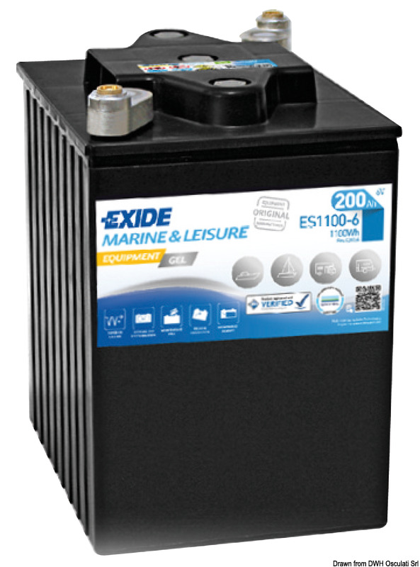 Exide Gel battery 200 Ah