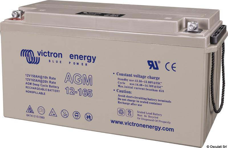12V/165Ah AGM Deep Cycle Batt.