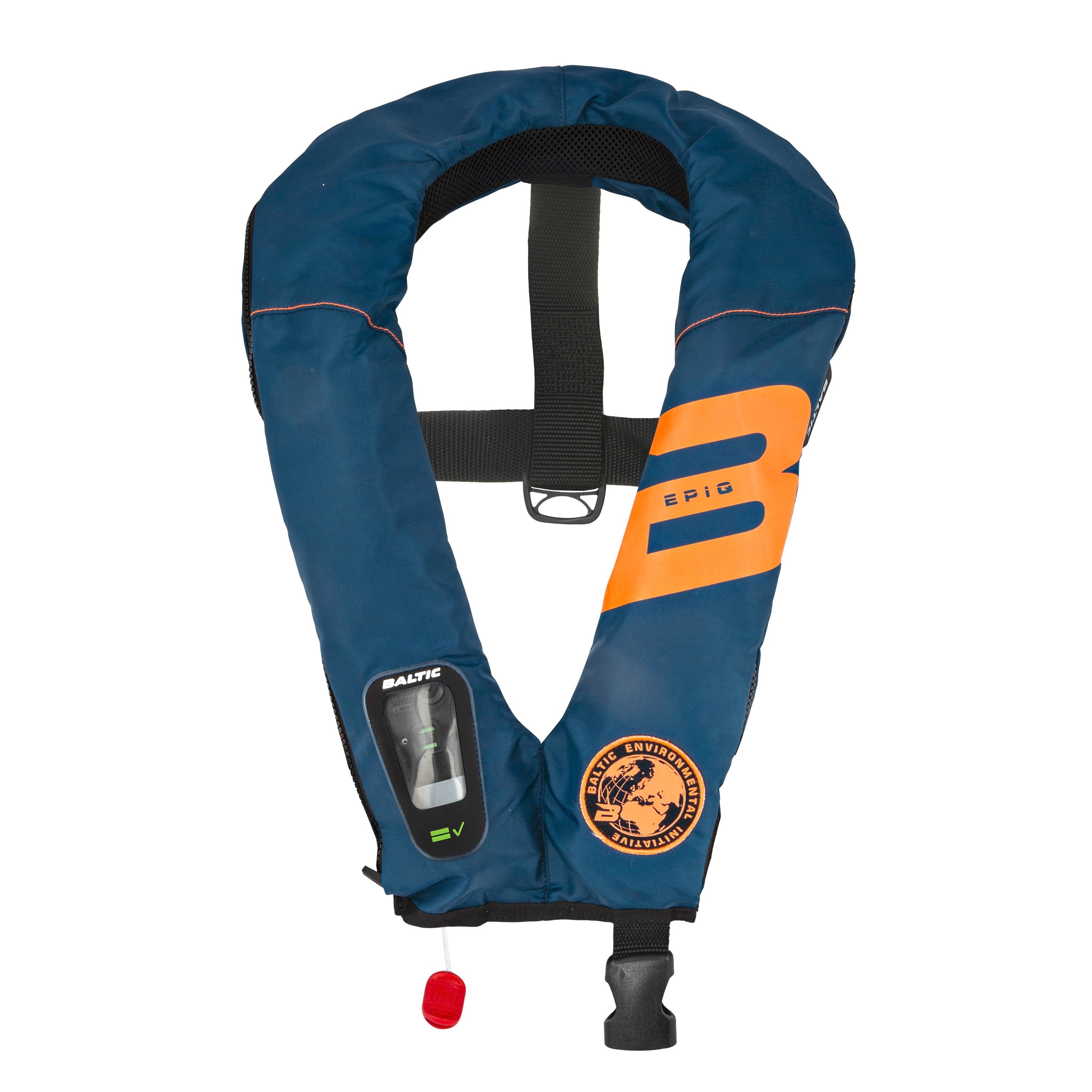 Baltic Epiq 165 auto inflatable lifejacket navy 40-150kg