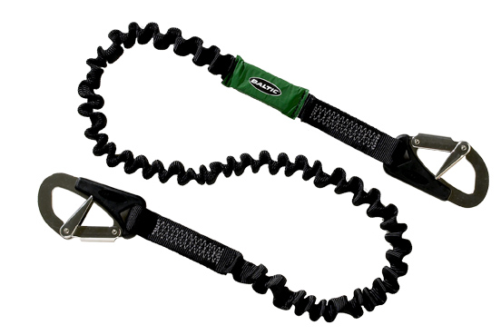 Baltic Elastic 2-hook safety line 2m