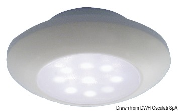 Watertight white ceiling light, white LED light
