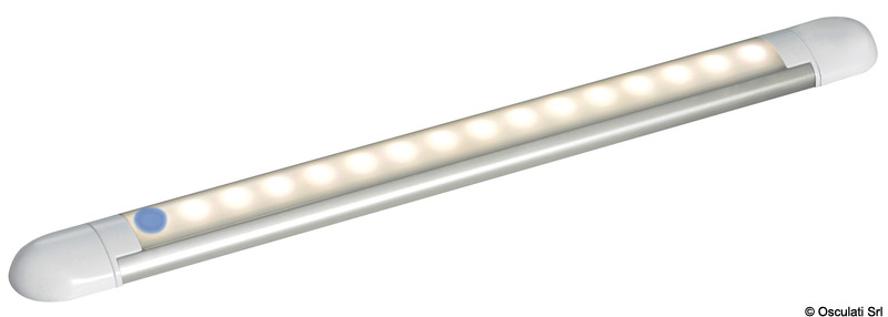 Linear overhead 14-LED light white 12 V