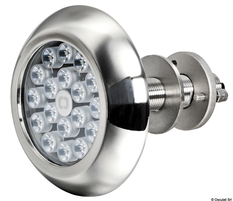 Underwater light 18 blue LEDs with studs