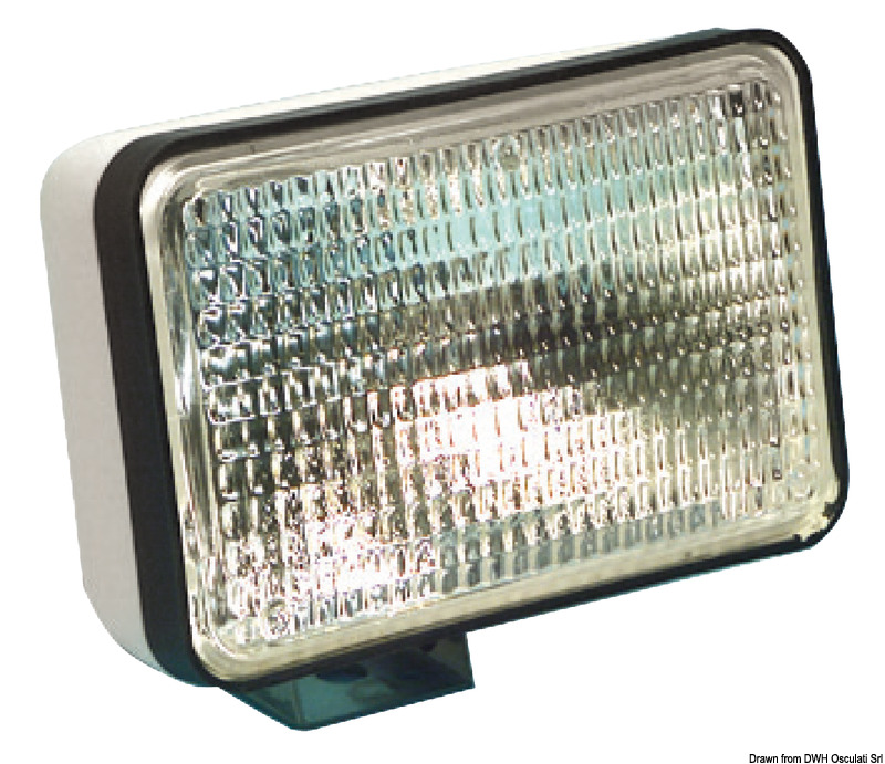 Sealed Beam watertight halogen light 177 mm