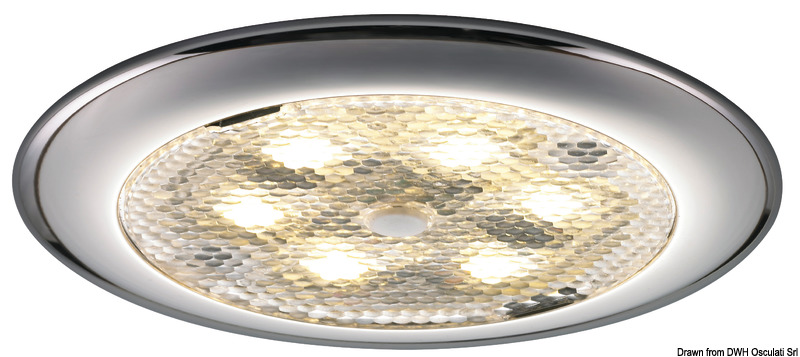 Procion LED ceiling light, recessless no switch
