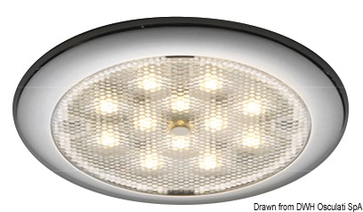 Procion day/night LED ceiling light white + red