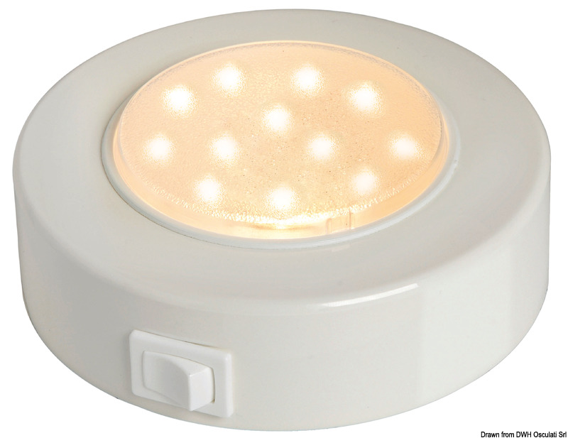 Batisystem Sun spotlight white ABS 10 LEDs