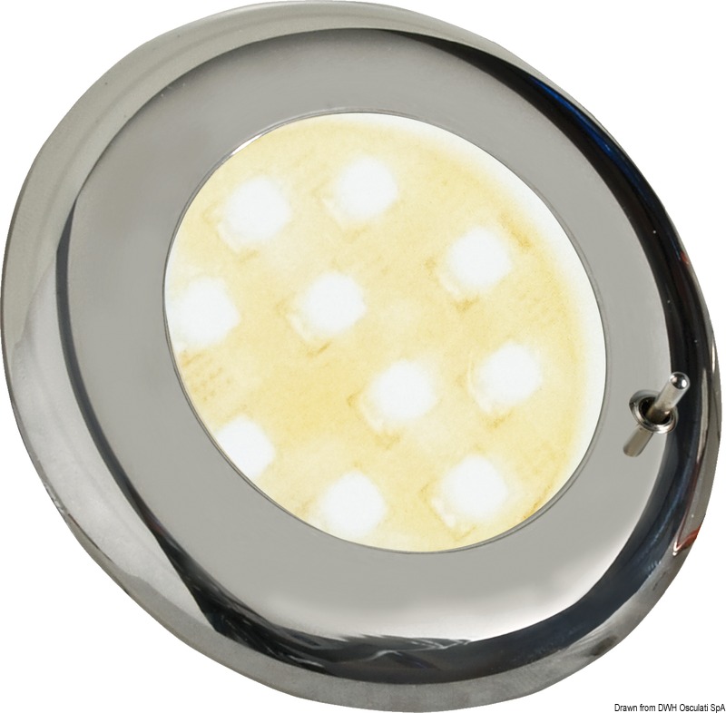Batsystem Nova 2 LED ceiling light chromed switch