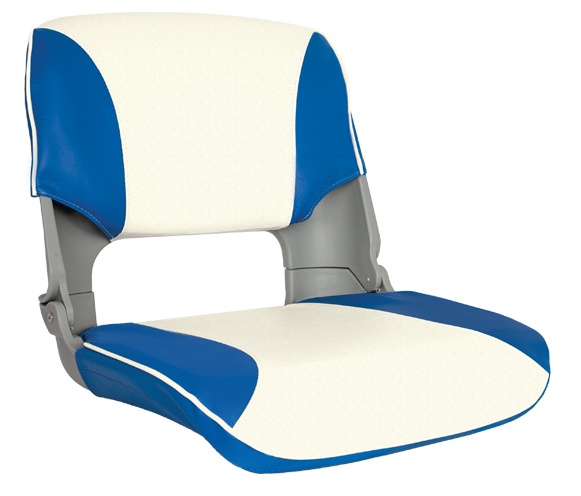 OS SKIPPER SEAT FOLDING UPHOLSTERED BLUE/WHITE