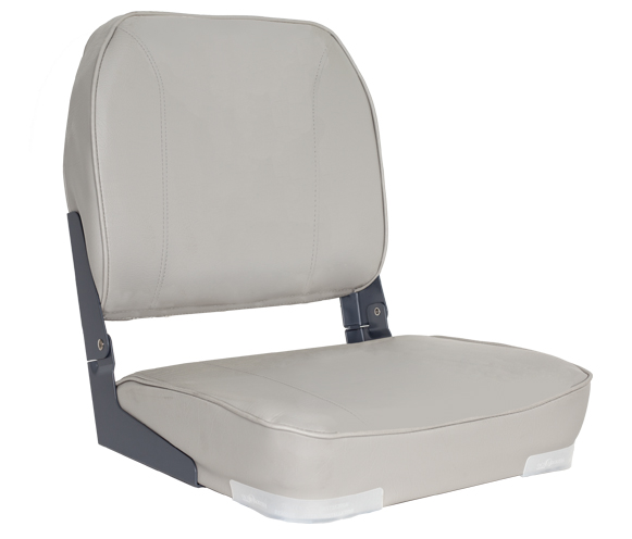 OS DELUXE FOLD DOWN SEAT UPHOLSTERED GREY