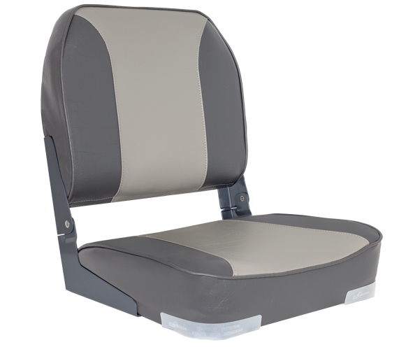 OS DELUXE FOLD DOWN SEAT UPHOLSTERED GREY/CHARCOAL