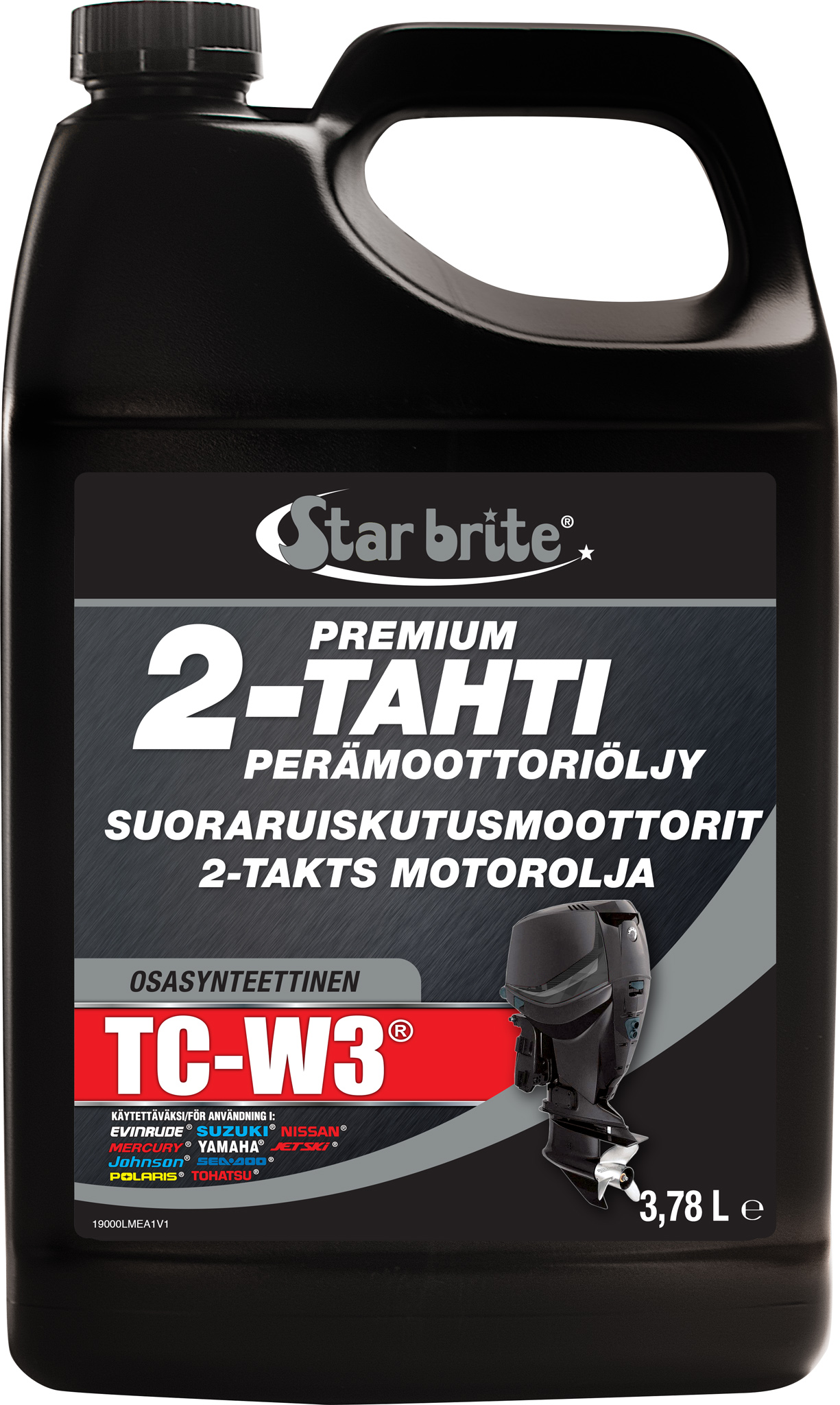 Star brite Premium 2-tahtiöljy TC-W3 3,78L