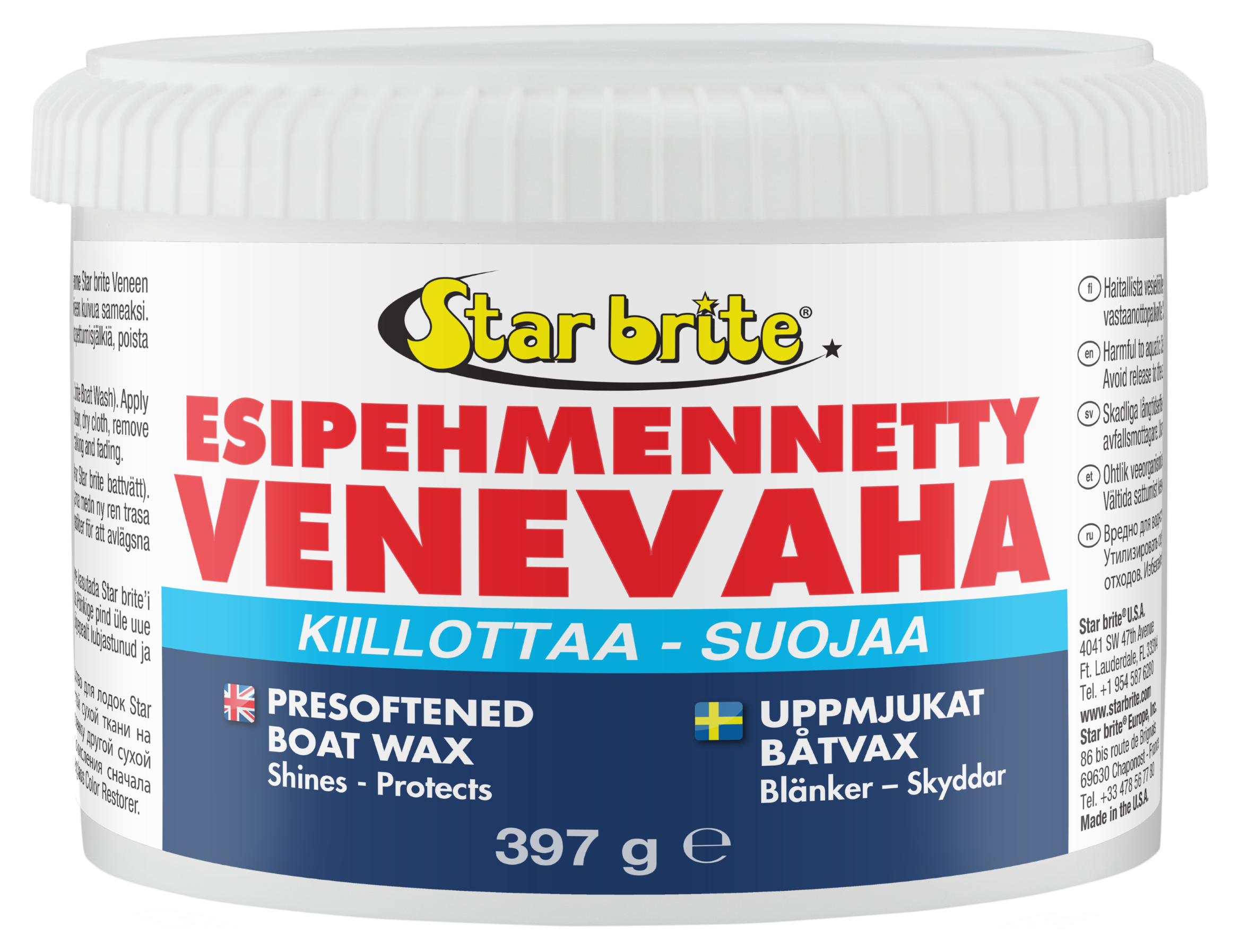 Star brite Presoftened Paste Wax 397g