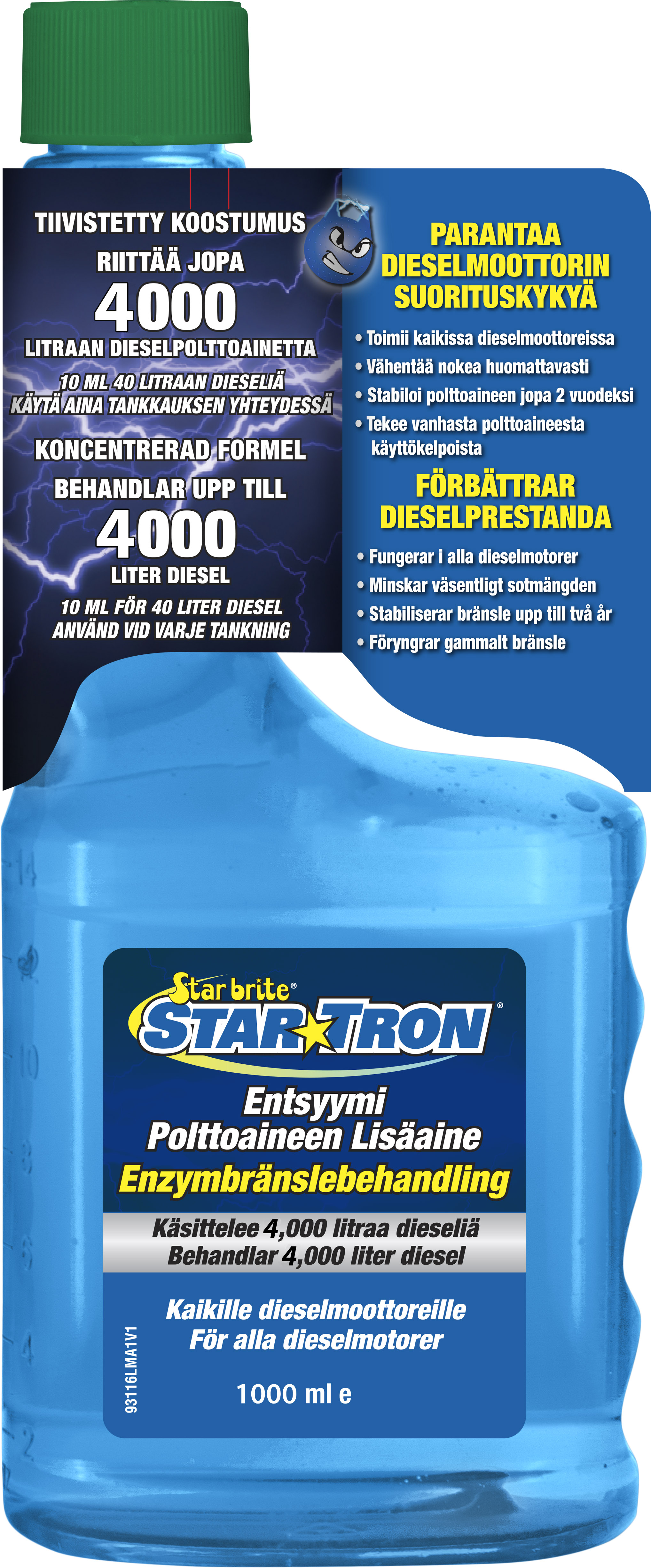 StarTron Star Tron Enzyme Fuel Treatment - Super Concentrated Diesel Formula
