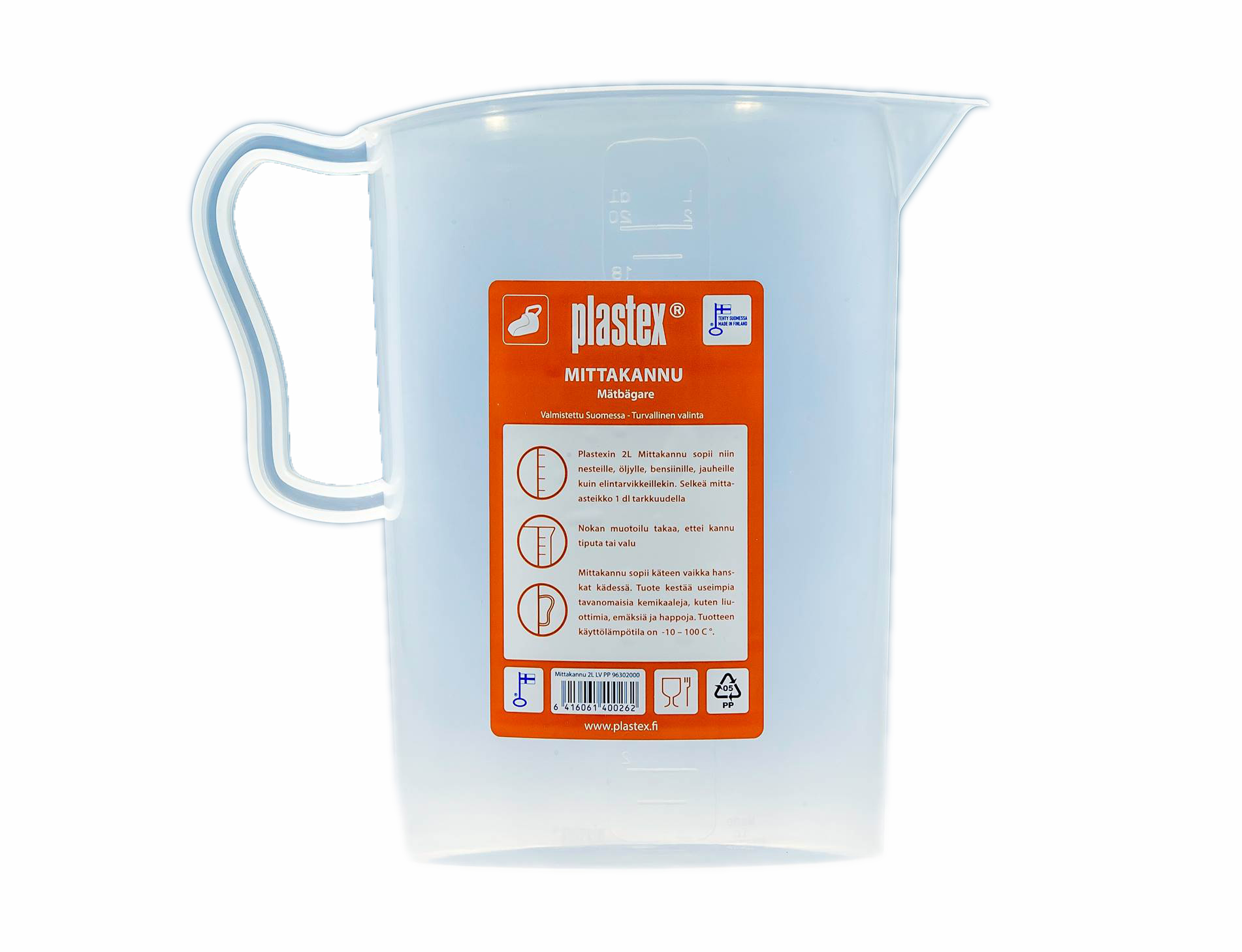 Plastex Pitcher with scale 2L