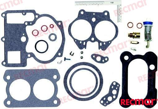 Carburetor repair kit 1397-8760 OEM: Mercruiser: 1397-5830, 1397-5831, 1397-7099, 1397-8760, 5830, 5831, 5832, 7099, 8760, 8761