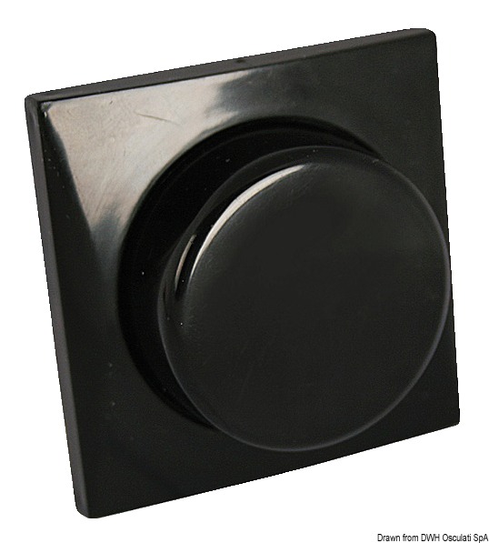 Rheostat 12/24 V for LED 24 W black